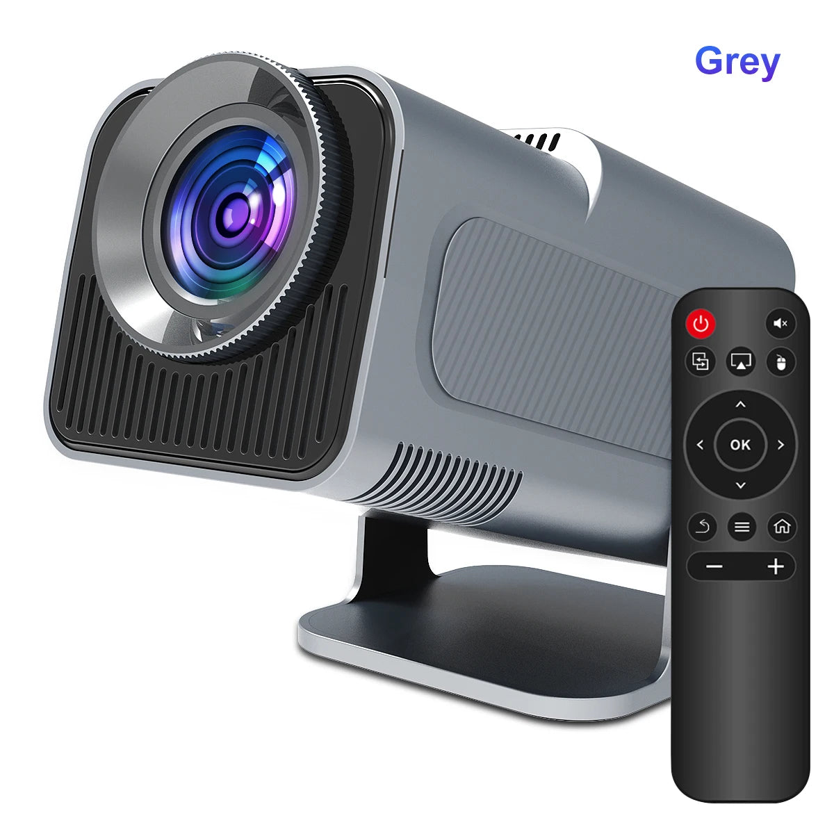 4K Android 11 Projector - Native 1080P, 390 ANSI Lumens, Dual Wi-Fi 6, Bluetooth 5.0, Portable Cinema Projector, Upgraded HY300 Model