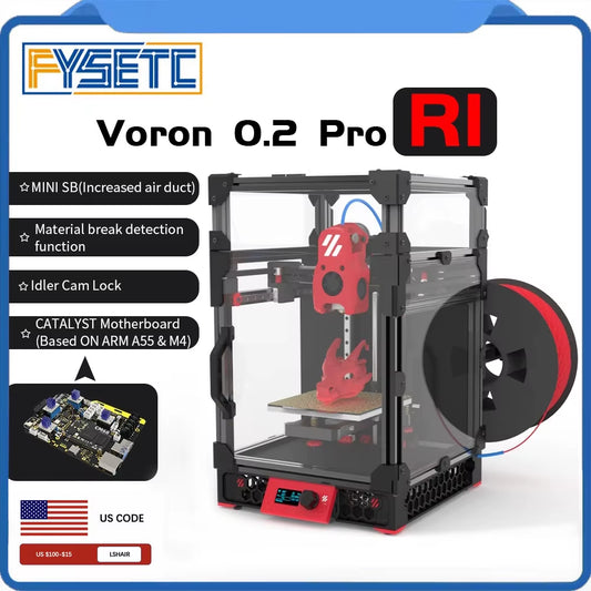 Voron V0.2 Pro R1 Corexy Full Kit Upgraded 3D Printer Kit with Enclosed Panels and Printed Parts Impresora 3D Voron 0.2