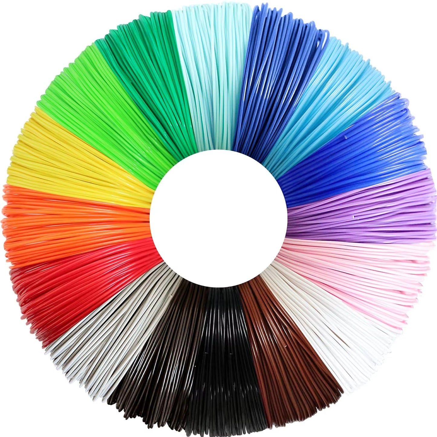 5M 5/10/20 Colors 3D Pen Refills Pla 3D Pen Printing Cables Filament Printing Materials High Precision Printer Cable Mate
