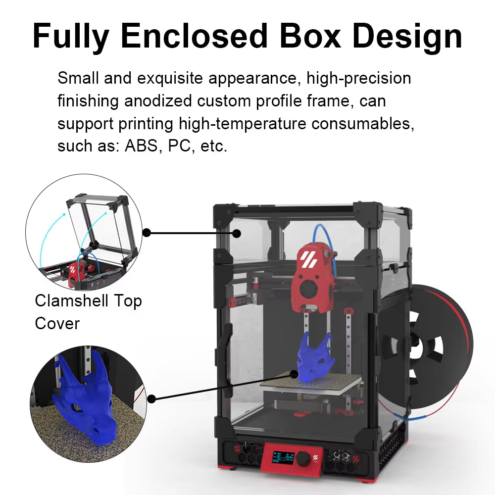 Voron V0.2 Pro R1 Corexy Full Kit Upgraded 3D Printer Kit with Enclosed Panels and Printed Parts Impresora 3D Voron 0.2