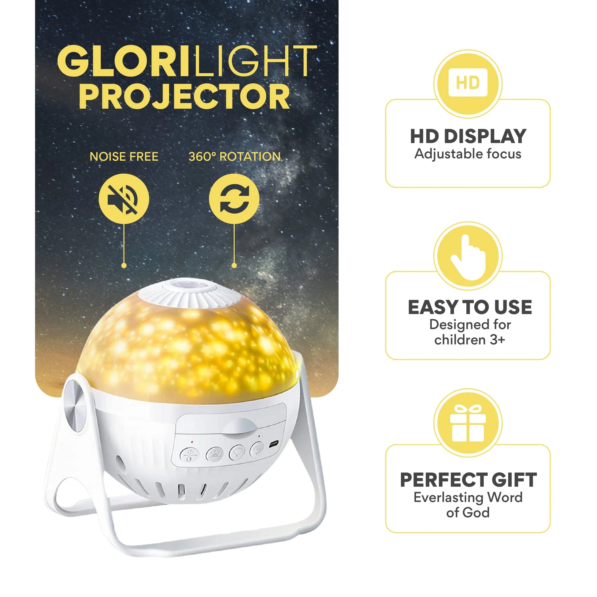 Starter Kit | Projector + 6 Bible Verse Discs